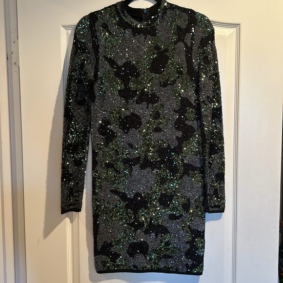Zara Dresses & Skirts - NWT ZARA Camo Sequin Dress